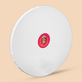 20-inches Round White Canvas Board